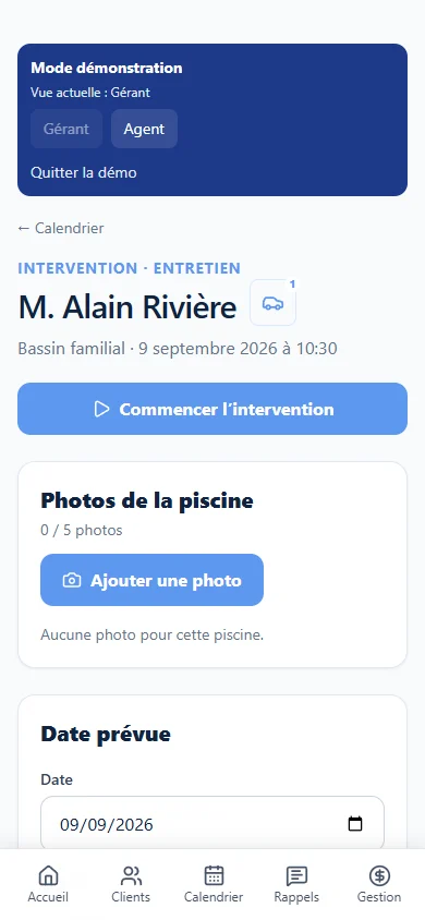 Intervention sur téléphone